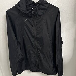 Black Windbreaker Jacket
